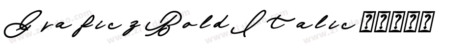 Graficz BoldItalic字体转换